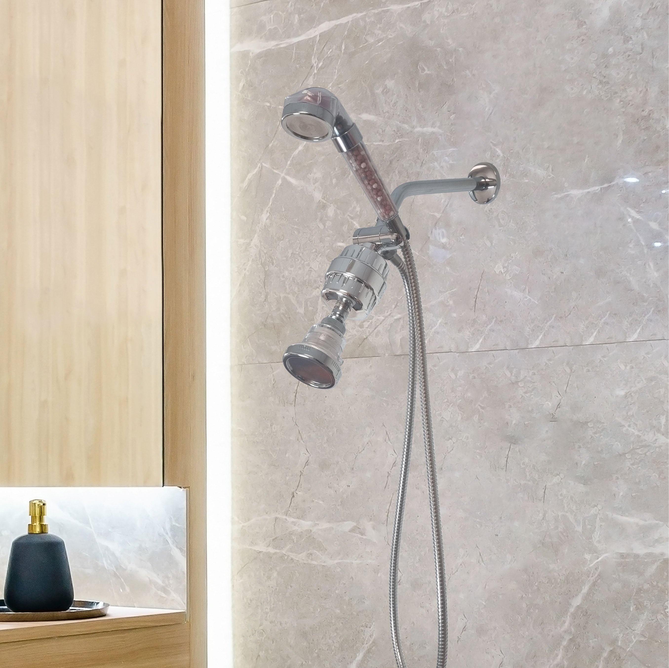رأس الدش الأيوني MineralStream™ LED