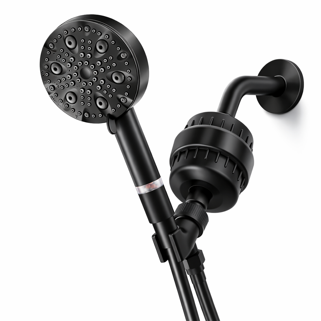 Luxe 9 Mode Showerhead Complete Shower Kit