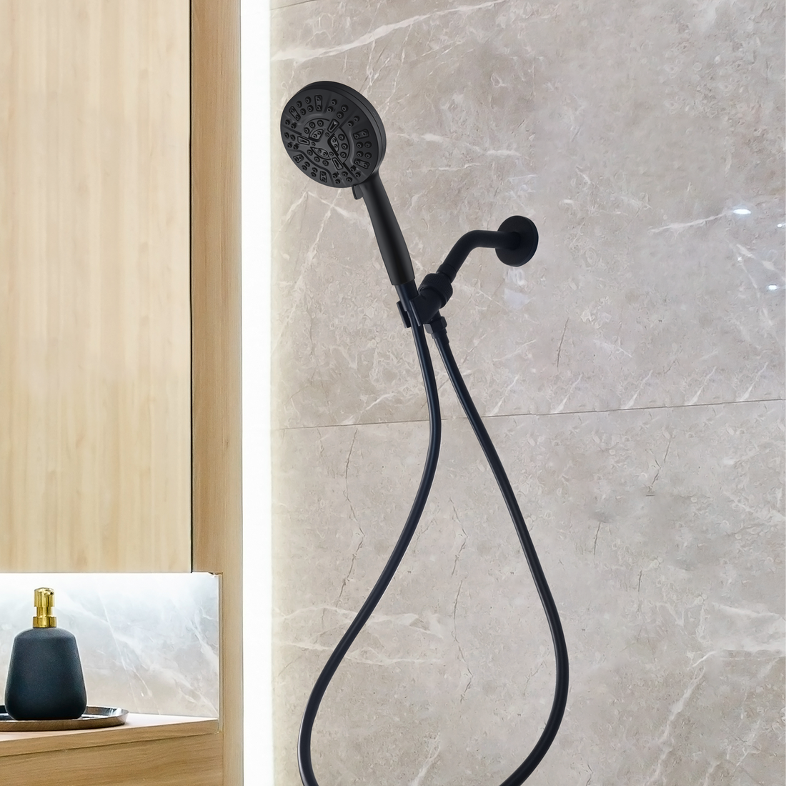 Luxe 10 Mode Mode Shower Squares Kit