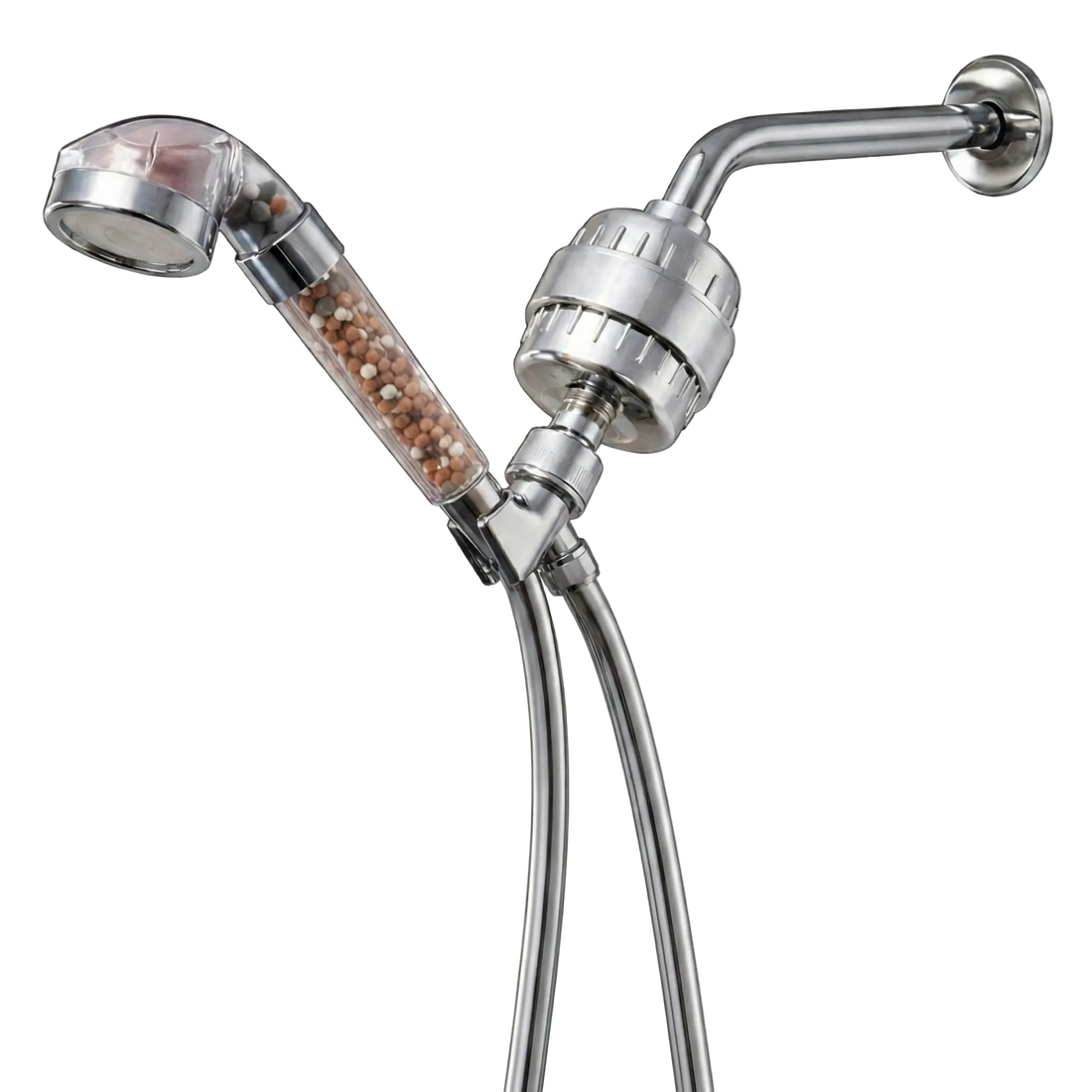 طقم دش كامل برأس دش أيوني LED