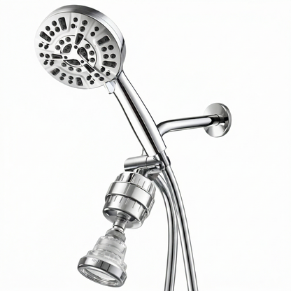 رأس دش MineralStream Luxe ذو 10 أوضاع بالضغط العالي (مصفى)
