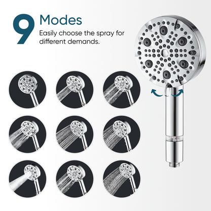 Luxe 9 Mode Dual Shower System